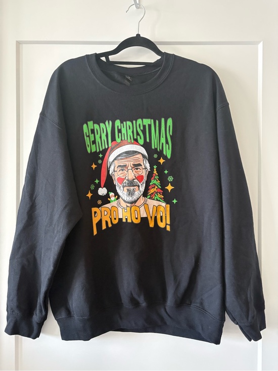 Gildan Other - Black Graphic Christmas Sweatshirt - Irish Funny Sweater